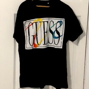 Guess Black Short Sleeve Tshirt Medium